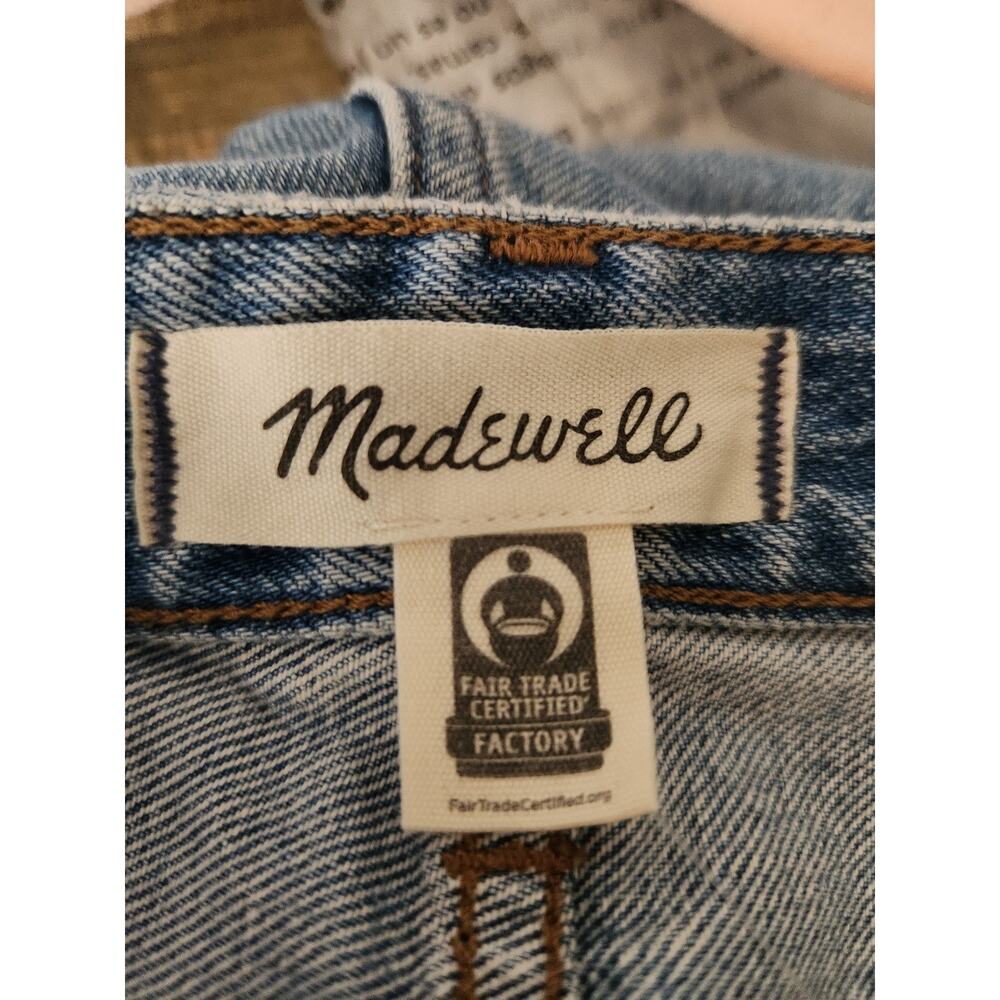 NWT Madewell The Curvy Darted Barrel-Leg Jean Blue 29 - Picture 3 of 7